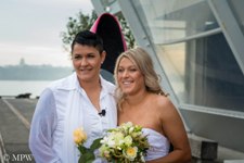 New Zealand's first gay marriage - Auckland couple Tash Vitali and Melissa Ray became one of the first same-sex couples to tie the knot as the Marriage Amendment Act came into effect.